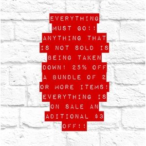 🔥Everything MUST go!!!!🔥